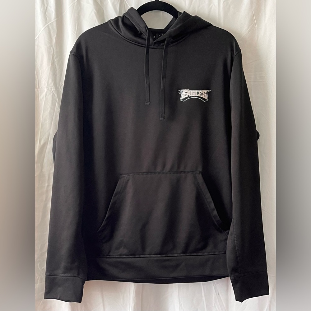 Philadelphia Eagles Black Hooded Sweatshirt Size M